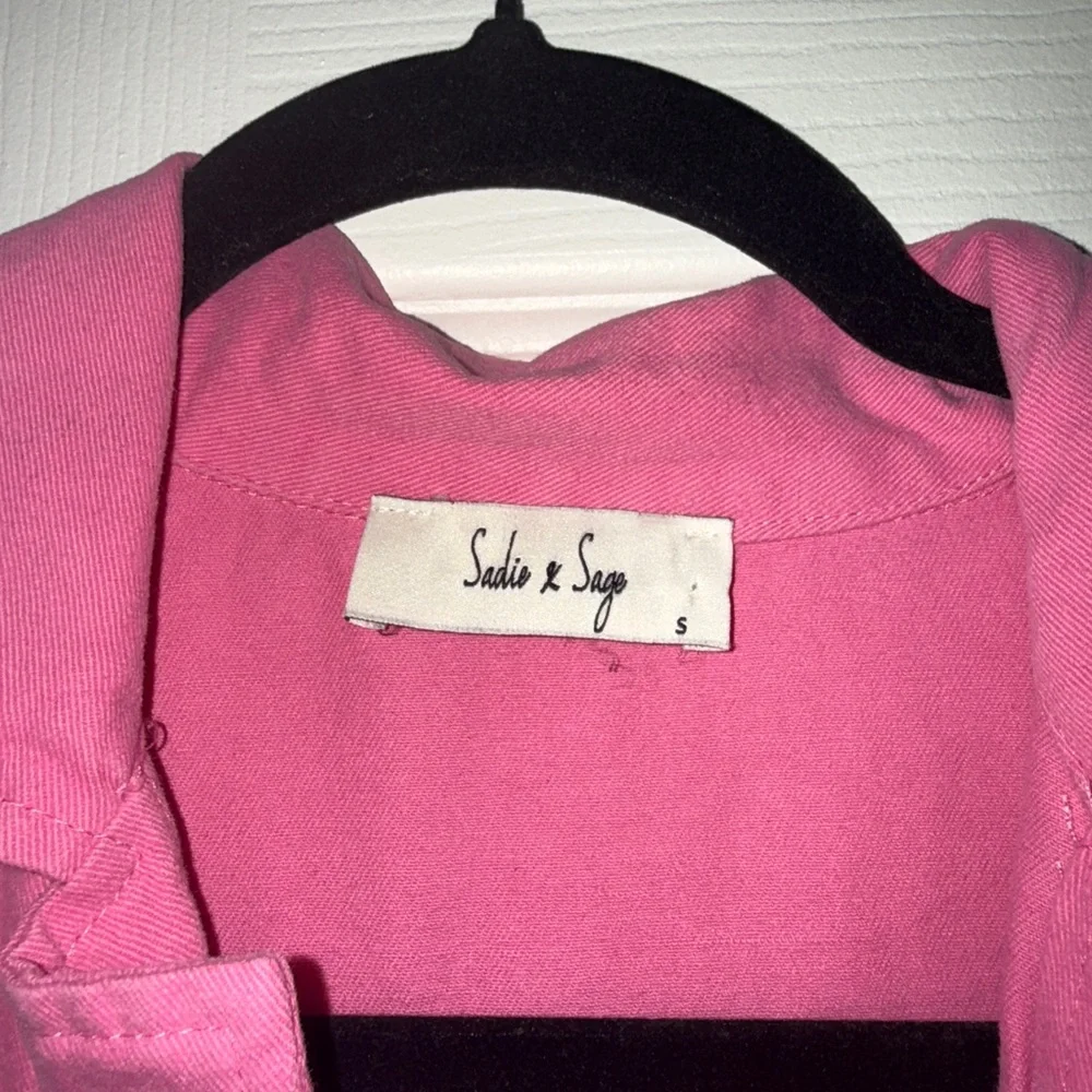 Sadie & Sage Vibrant Pink Romper - Picture 9 of 10